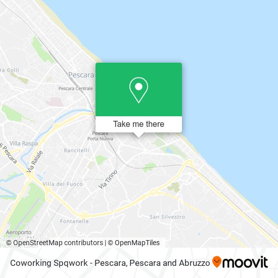 Coworking Spqwork - Pescara map