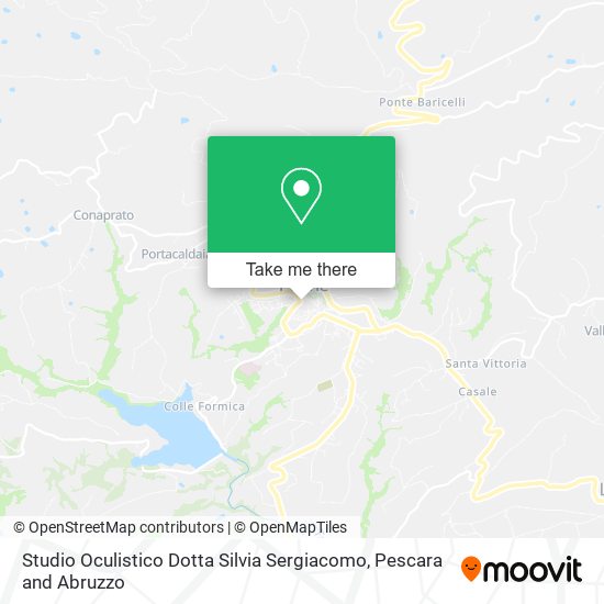 Studio Oculistico Dotta Silvia Sergiacomo map