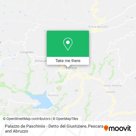 Palazzo de Paschiniis - Detto del Giustiziere map