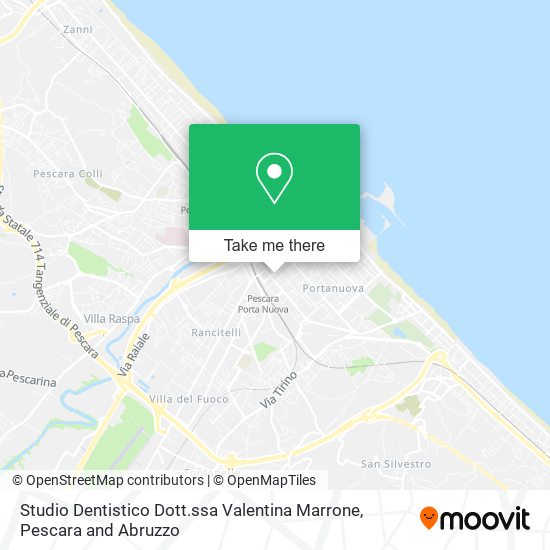 Studio Dentistico Dott.ssa Valentina Marrone map