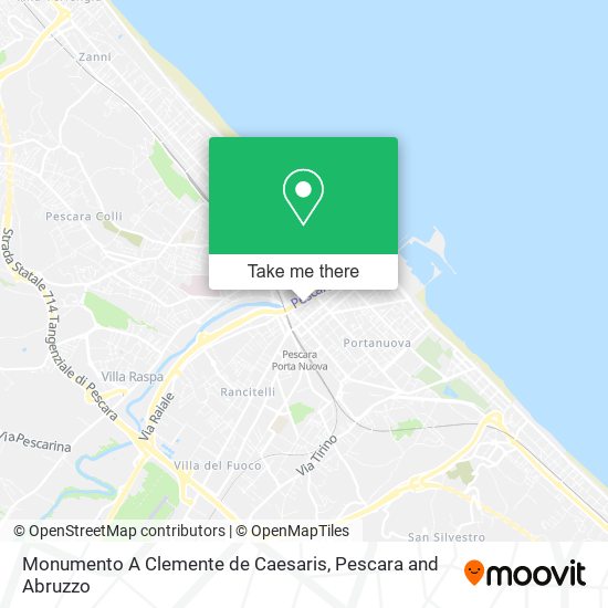 Monumento A Clemente de Caesaris map
