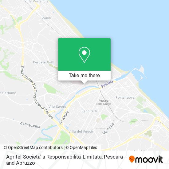 Agritel-Societa' a Responsabilita' Limitata map