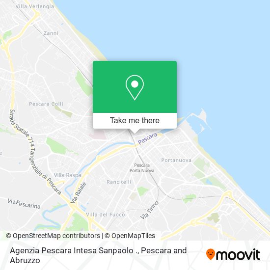 Agenzia Pescara Intesa Sanpaolo . map