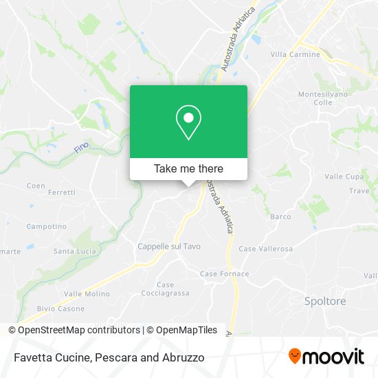 Favetta Cucine map