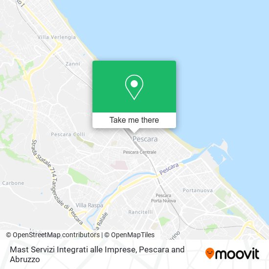 Mast Servizi Integrati alle Imprese map