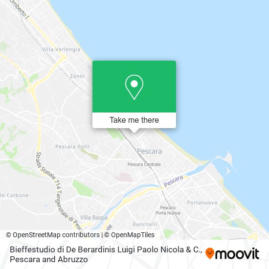Bieffestudio di De Berardinis Luigi Paolo Nicola & C. map