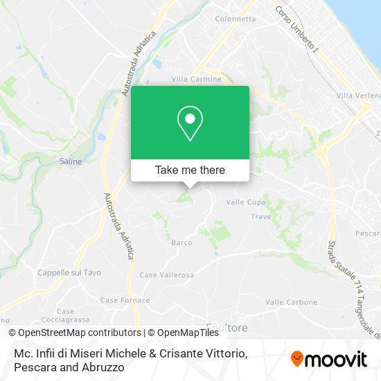 Mc. Infii di Miseri Michele & Crisante Vittorio map