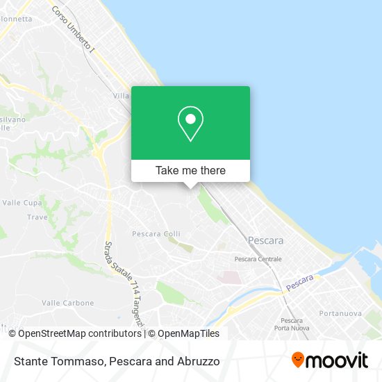 Stante Tommaso map