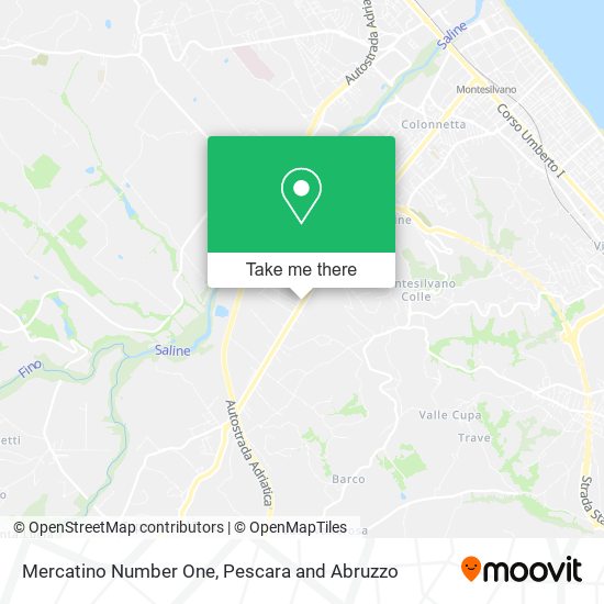 Mercatino Number One map