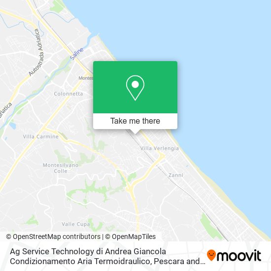 Ag Service Technology di Andrea Giancola Condizionamento Aria Termoidraulico map