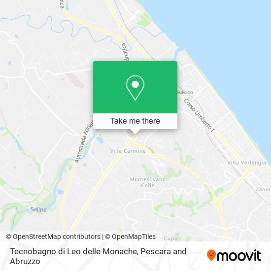 Tecnobagno di Leo delle Monache map