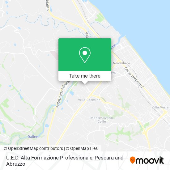 U.E.D. Alta Formazione Professionale map