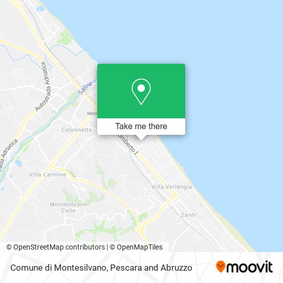 Comune di Montesilvano map