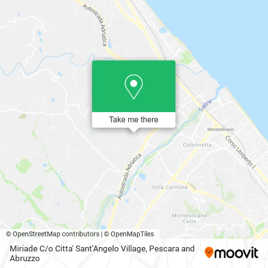 Miriade C / o Citta' Sant'Angelo Village map