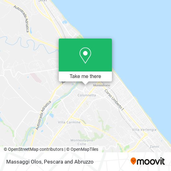 Massaggi Olos map