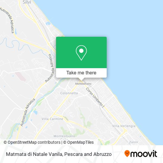Matmata di Natale Vanila map