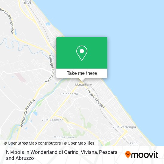 Nivipois in Wonderland di Carinci Viviana map