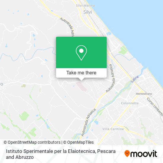 Istituto Sperimentale per la Elaiotecnica map