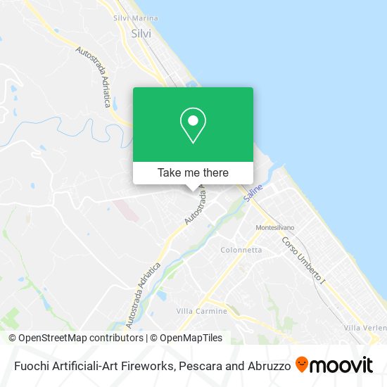 Fuochi Artificiali-Art Fireworks map