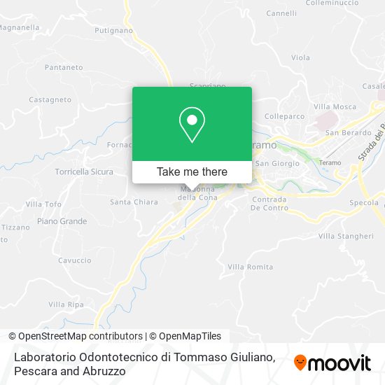 Laboratorio Odontotecnico di Tommaso Giuliano map