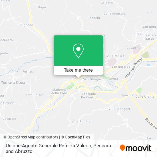 Unione-Agente Generale Referza Valerio map