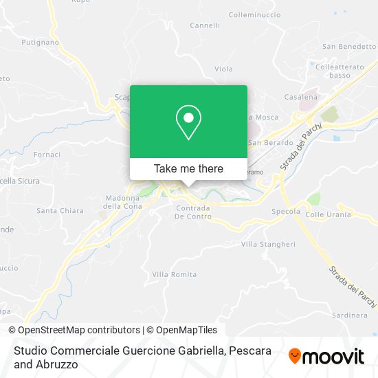 Studio Commerciale Guercione Gabriella map