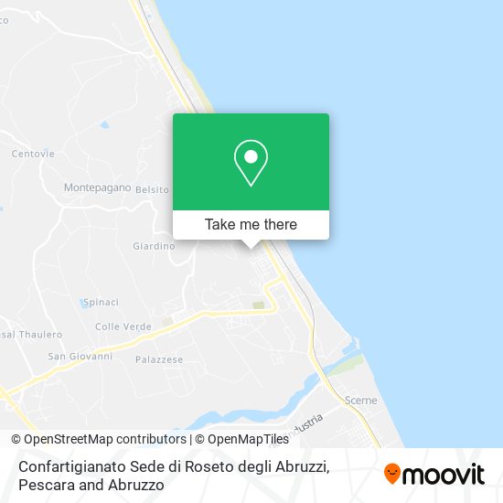 Confartigianato Sede di Roseto degli Abruzzi map