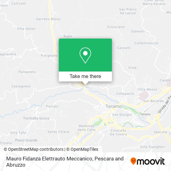 Mauro Fidanza Elettrauto Meccanico map