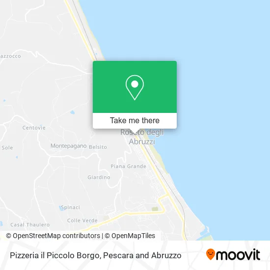 Pizzeria il Piccolo Borgo map