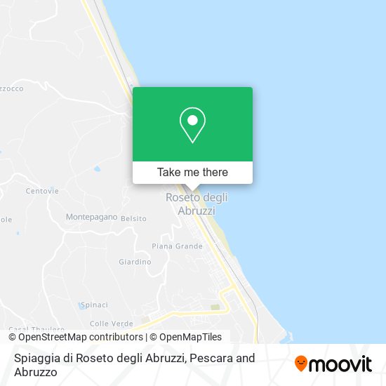 Spiaggia di Roseto degli Abruzzi map