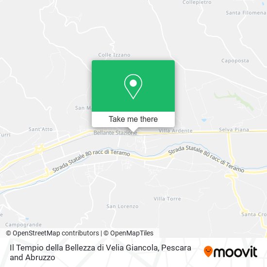 Il Tempio della Bellezza di Velia Giancola map