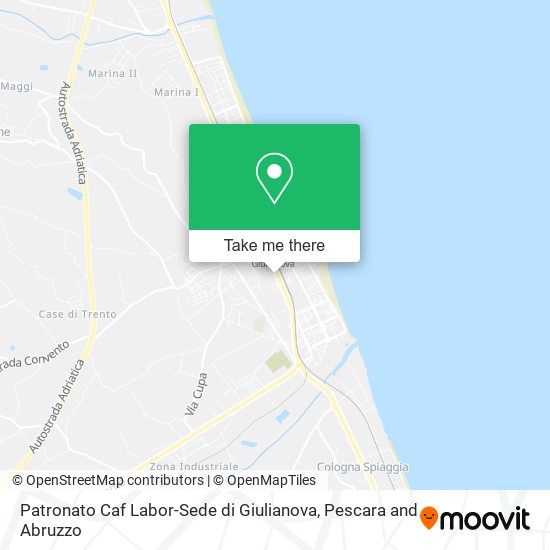Patronato Caf Labor-Sede di Giulianova map