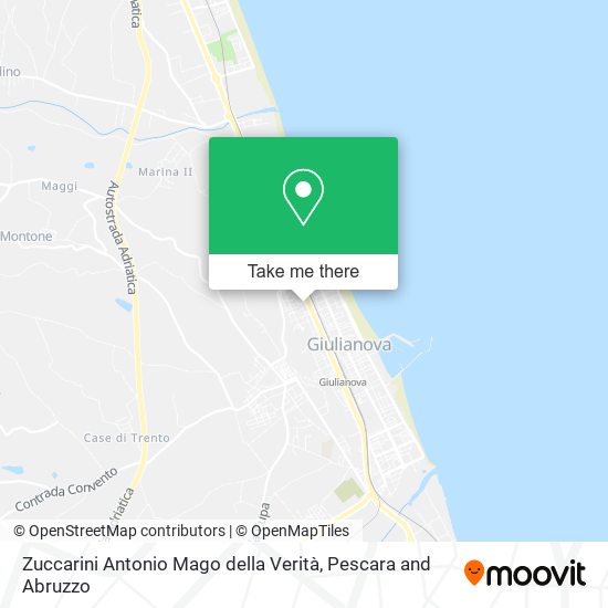 Zuccarini Antonio Mago della Verità map