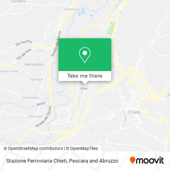 Stazione Ferroviaria Chieti map