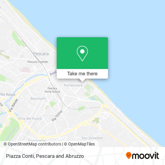 Piazza Conti map