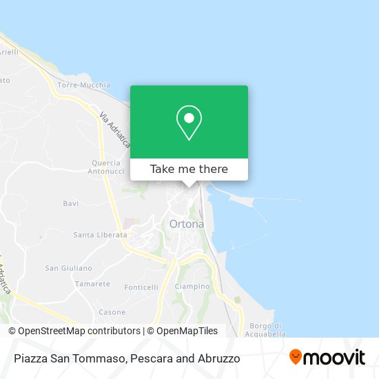 Piazza San Tommaso map