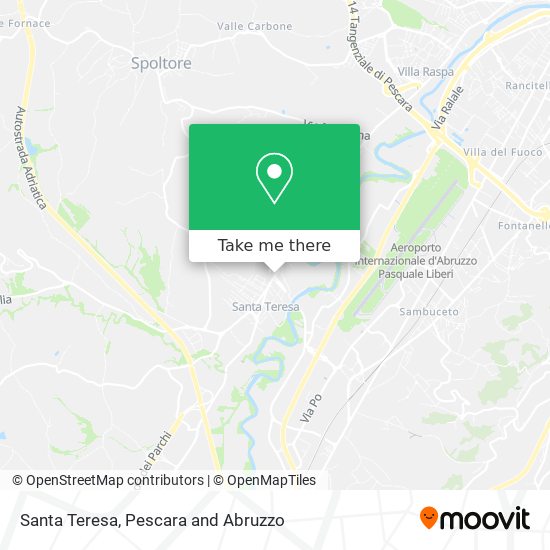 Santa Teresa map