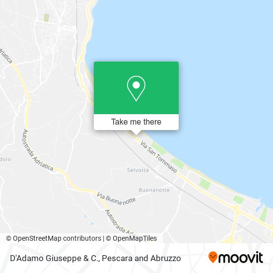 D'Adamo Giuseppe & C. map