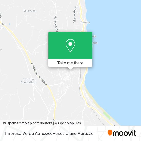 Impresa Verde Abruzzo map