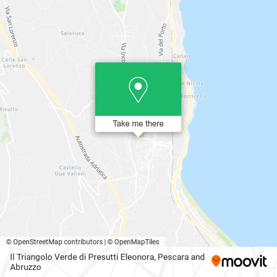 Il Triangolo Verde di Presutti Eleonora map