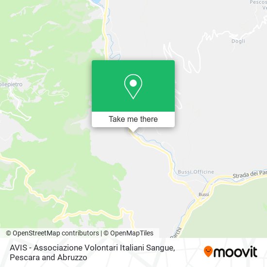 AVIS - Associazione Volontari Italiani Sangue map