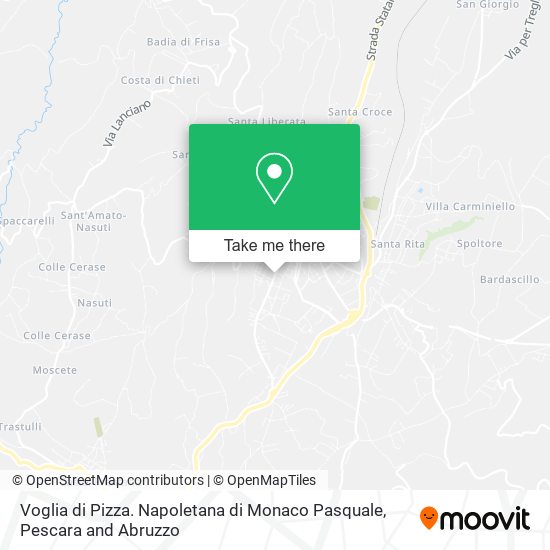Voglia di Pizza. Napoletana di Monaco Pasquale map