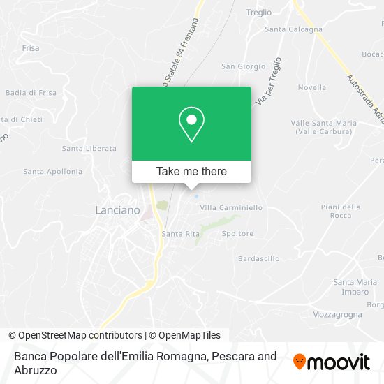 Banca Popolare dell'Emilia Romagna map