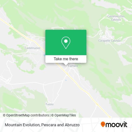 Mountain Evolution map