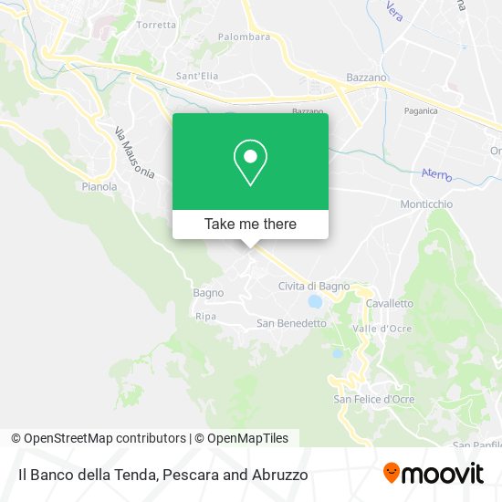 Il Banco della Tenda map