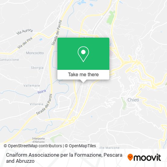 Cnaiform Associazione per la Formazione map