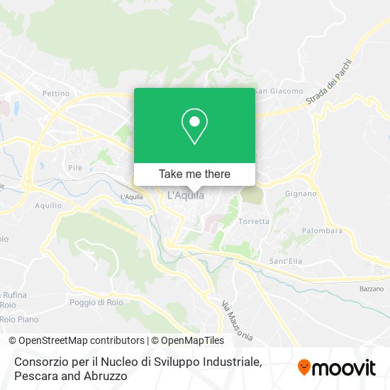 Consorzio per il Nucleo di Sviluppo Industriale map