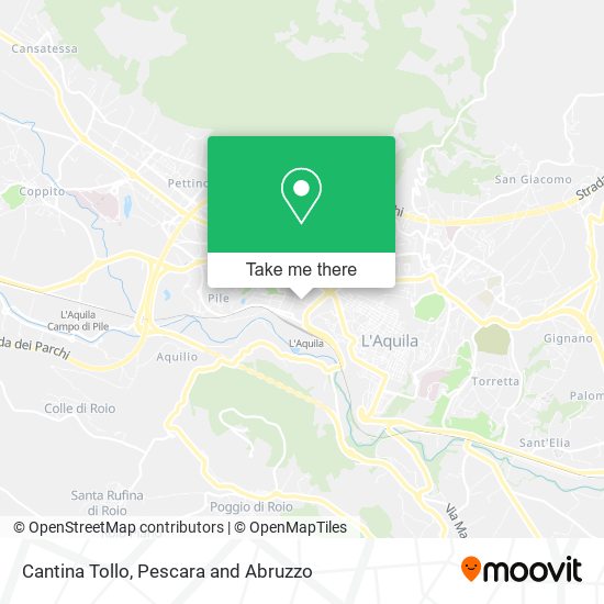 Cantina Tollo map