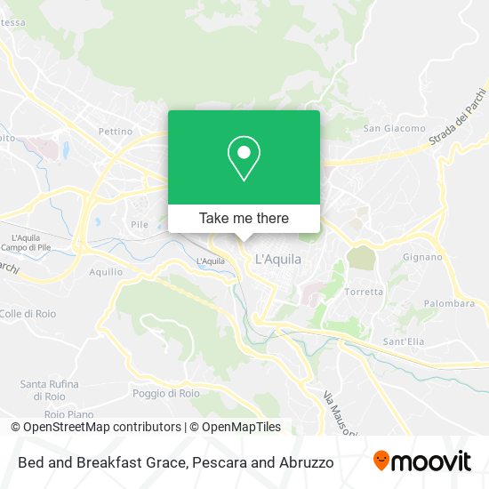 Bed and Breakfast Grace map
