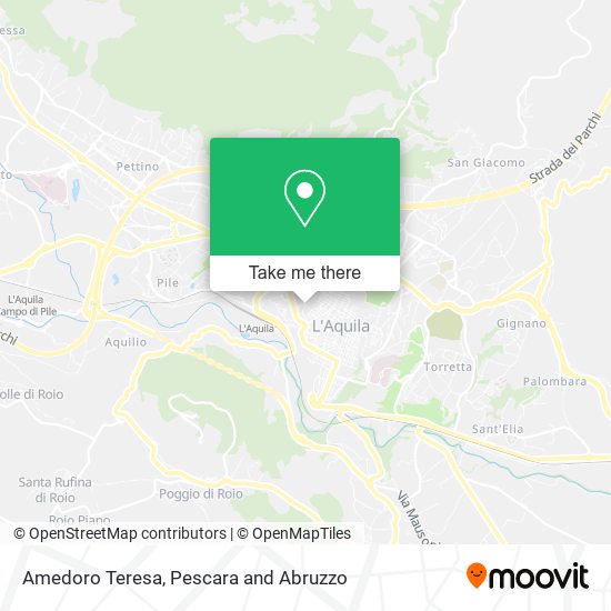 Amedoro Teresa map